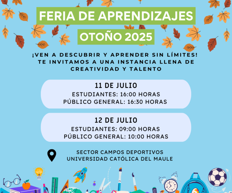 Feria de Aprendizajes Otoño 2025, ¡Imperdible!