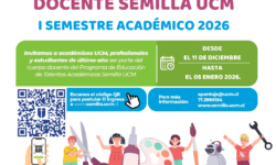 PROGRAMA SEMILLA UCM ABRE CONVOCATORIA DOCENTE PARA I SEMESTRE 2026